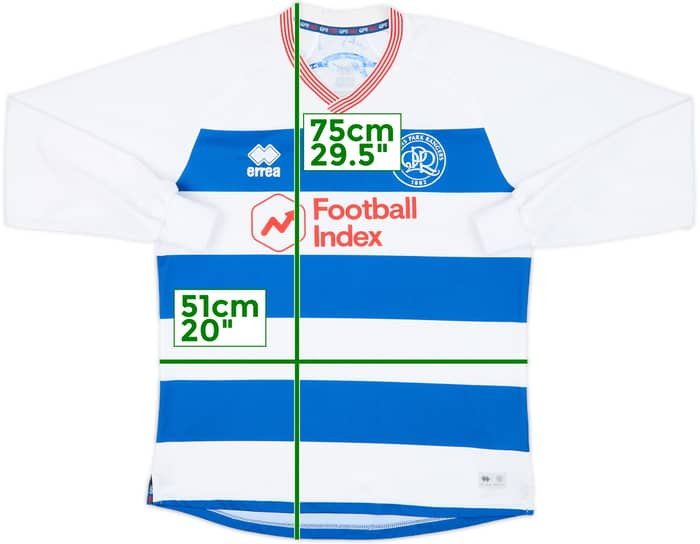 2020-21 QPR Home L/S Shirt - 7/10 - (M)