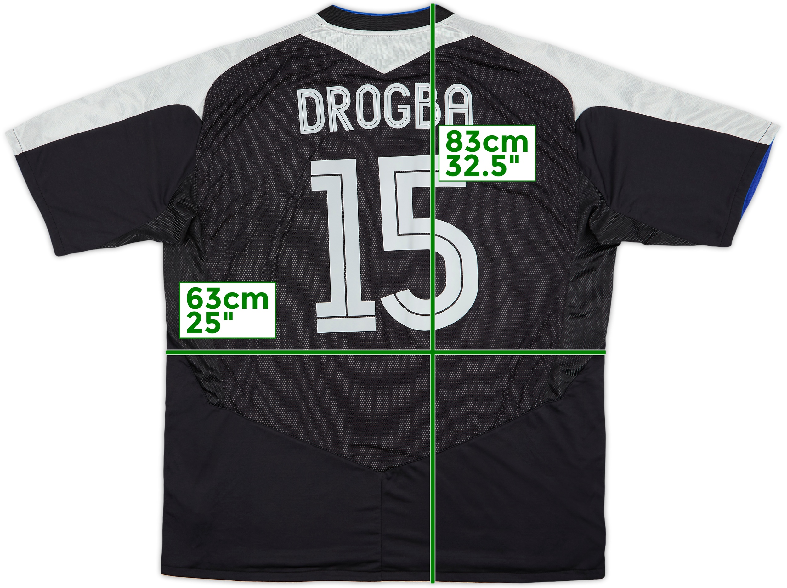 2004-05 Chelsea Away Shirt Drogba #15 - 8/10 - (3XL)