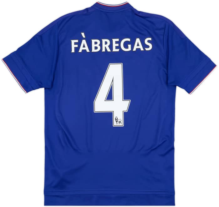 2015-16 Chelsea Home Shirt Fabregas #4 - 7/10 - (S)
