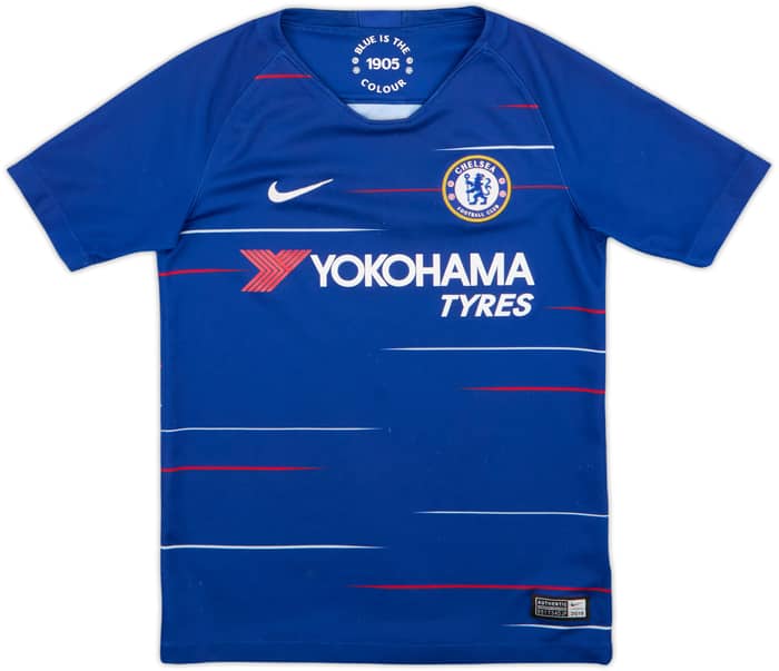 2018-19 Chelsea Home Shirt - 6/10 - (S.Boys)