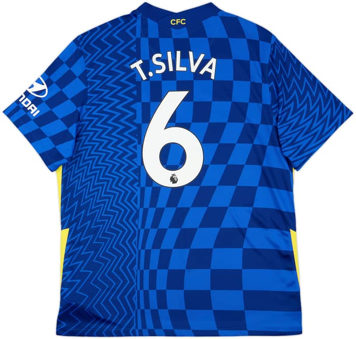2021-22 Chelsea Home Shirt T.Silva #6 - 10/10 - (XL)