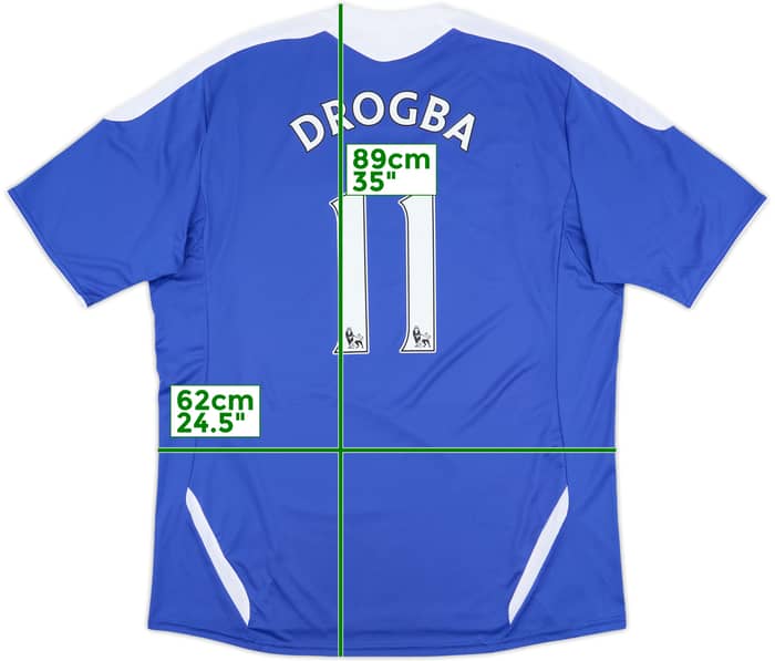 2011-12 Chelsea Home Shirt Drogba #11 - 9/10 - (XXL)