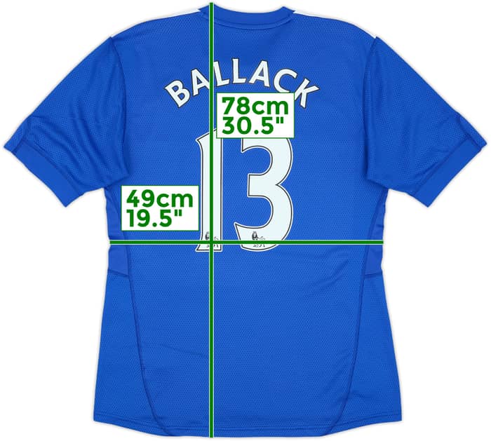 2009-10 Chelsea Home Shirt Ballack #13 - 7/10 - (L)
