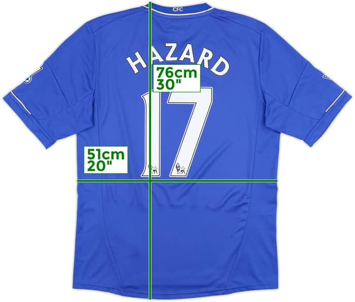 2012-13 Chelsea Home Shirt Hazard #17 - 9/10 - (M)