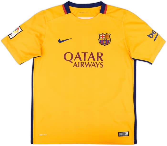 2015-16 Barcelona Away Shirt Messi #10 - 9/10 - (XL.Boys)