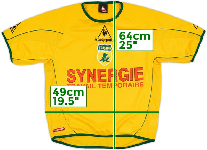 2002-04 Nantes Home Shirt - 9/10 - (XS)