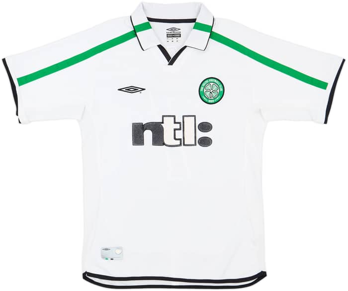 2001-02 Celtic Away Shirt Larsson #7 - 10/10 - (M)