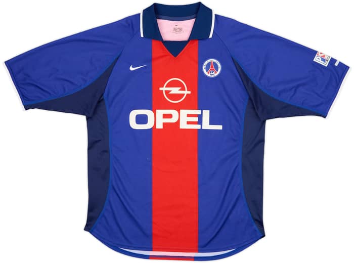 2000-01 Paris Saint-Germain Home Shirt Okocha #10 - 8/10 - (L)