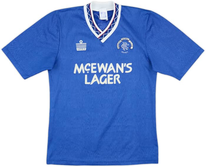 1990-92 Rangers Home Shirt - 9/10 - (M)