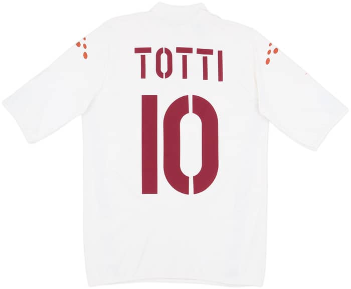 2003-04 Roma Away Shirt Totti #10 - 6/10 - (M)