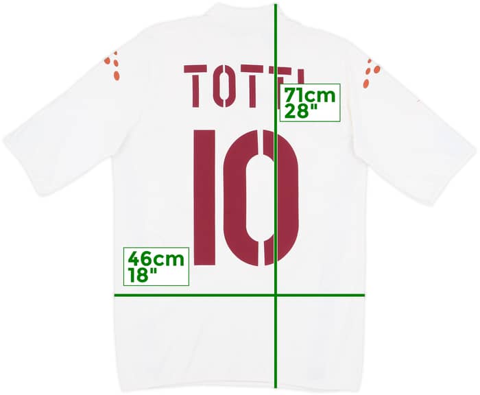 2003-04 Roma Away Shirt Totti #10 - 6/10 - (M)