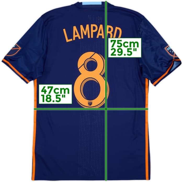 2016-17 New York City Authentic Away Shirt Lampard #8 (M)
