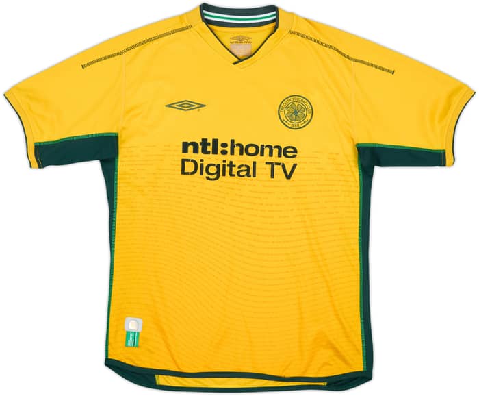 2002-03 Celtic Away Shirt Larsson #7 - 6/10 - (M)