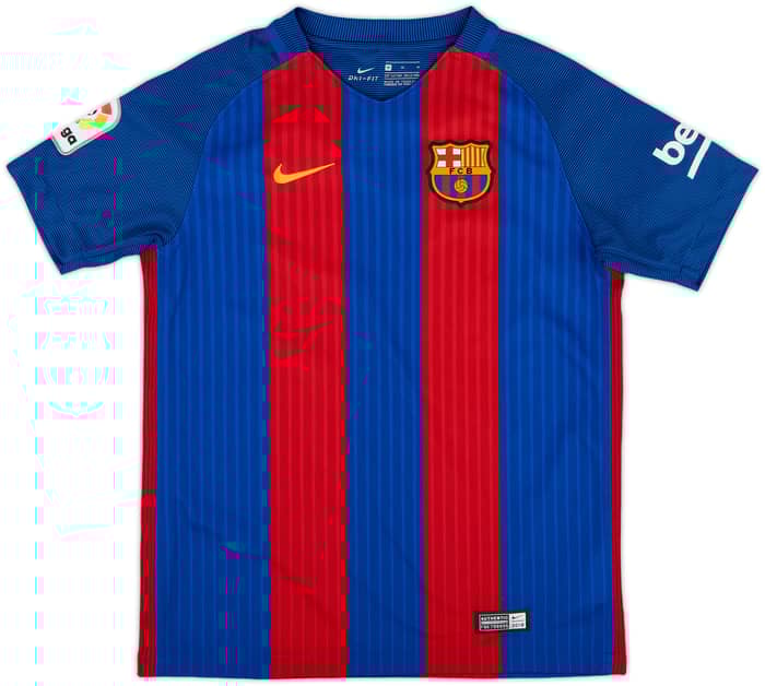 2016-17 Barcelona Home Shirt - 10/10 - (M.Boys)