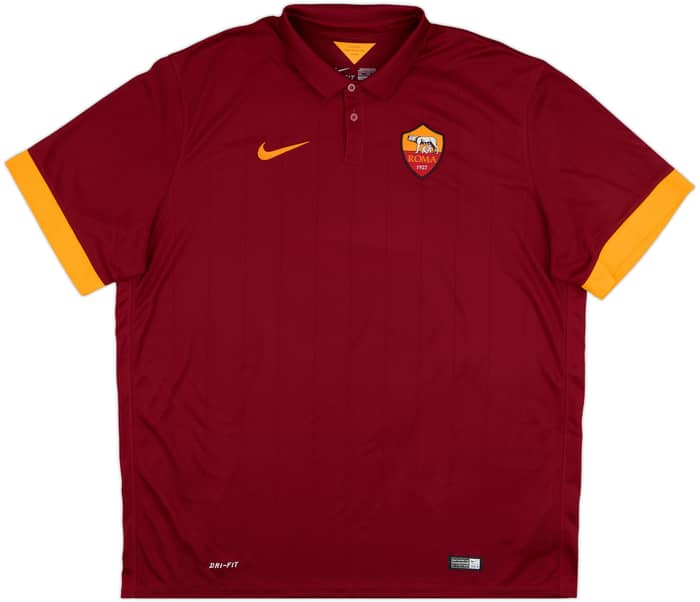 2014-15 Roma Home Shirt De Rossi #16 - 10/10 - (XXL)