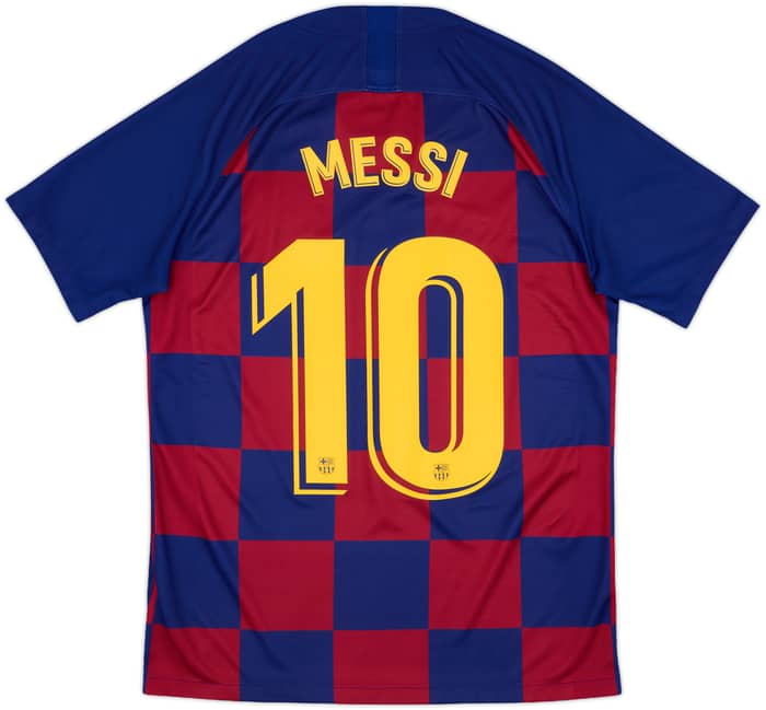 2019-20 Barcelona Home Shirt Messi #10 - 8/10 - (M)