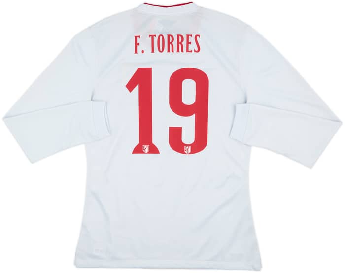 2014-15 Atletico Madrid Player Issue Away Shirt F.Torres #19 (L)