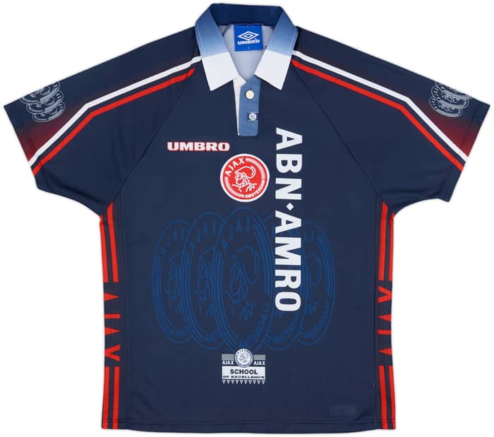 1997-98 Ajax Away Shirt Laudrup #11 - 8/10 - (L)