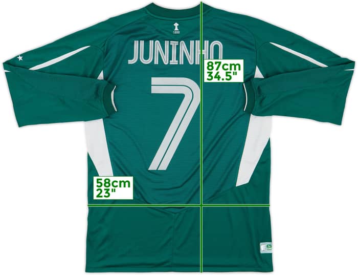 2004-05 Celtic 'Champions 2003/04' Away L/S Shirt Juninho #7 - 9/10 - (M)