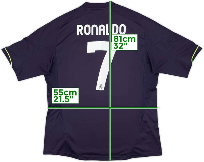 2012-13 Real Madrid Away Shirt Ronaldo #7 - 8/10 - (XL)