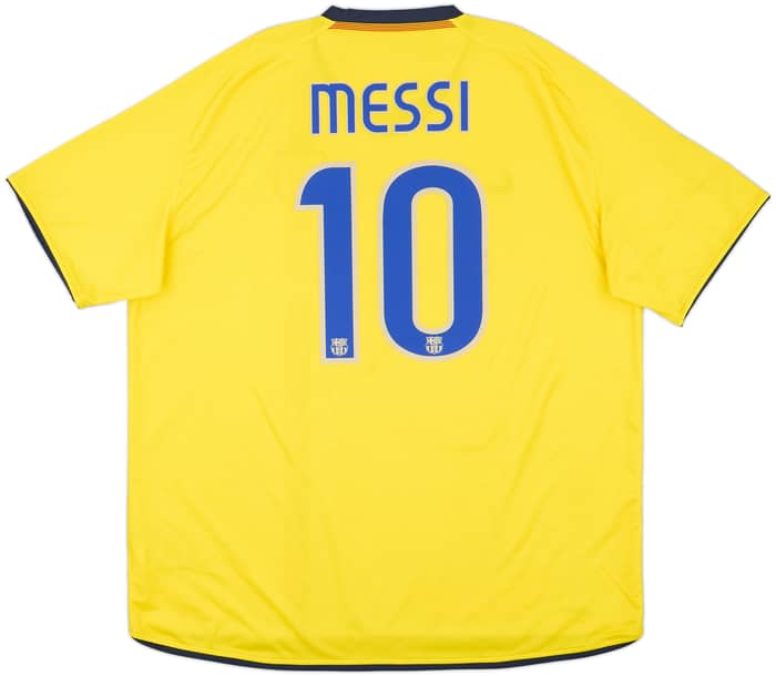 2008-10 Barcelona Away Shirt Messi #10 - 7/10 - (XXL)