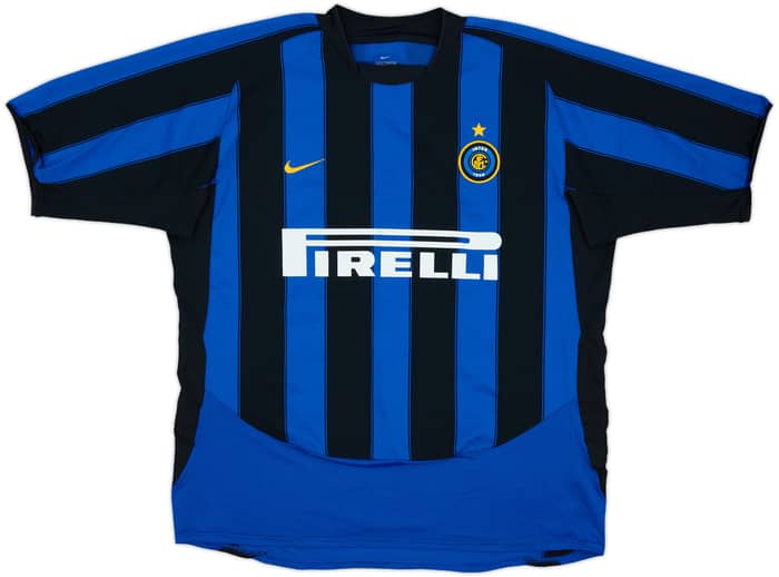 2003-04 Inter Milan Home Shirt Adriano #10 - 9/10 - (XL)