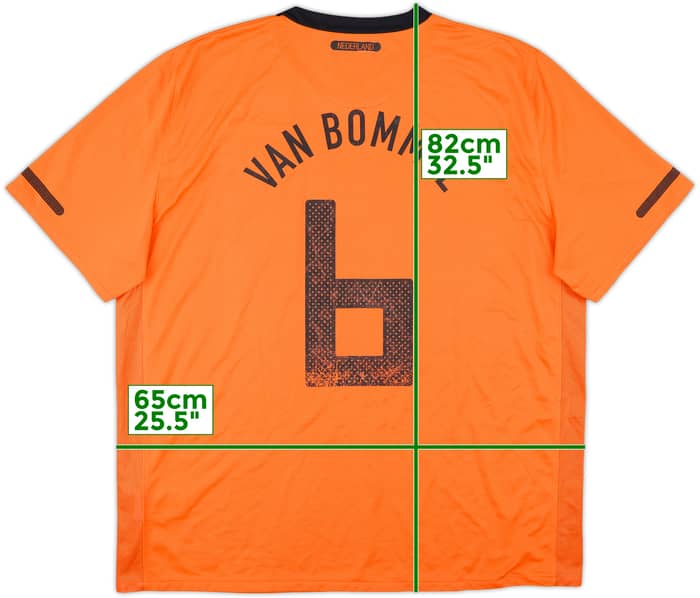 2010-11 Netherlands Home Shirt van Bommel #6 (XXL)
