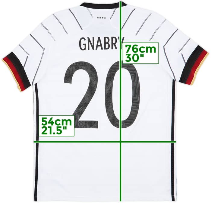 2020-21 Germany Home Shirt Gnabry #20 - 9/10 - (L)