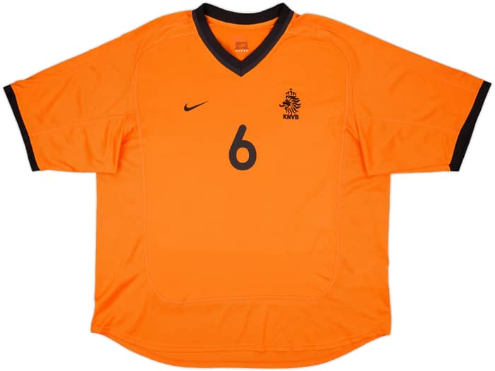 2000-02 Netherlands Home Shirt Seedorf #6 - 10/10 - (XXL)