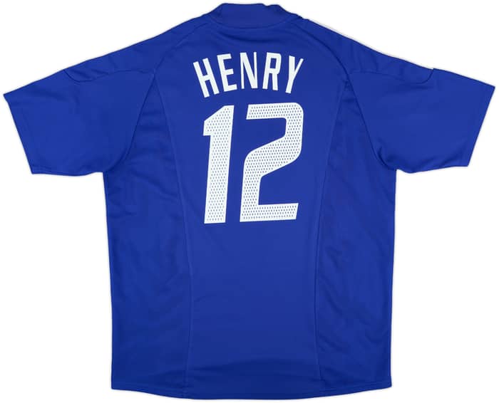 2002-04 France Home Shirt Henry #12 - 8/10 - (XL)