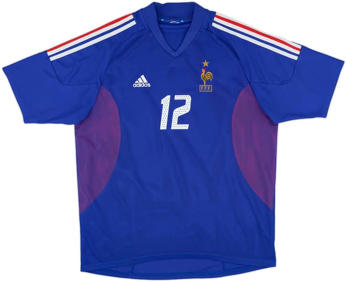 2002-04 France Home Shirt Henry #12 - 8/10 - (XL)