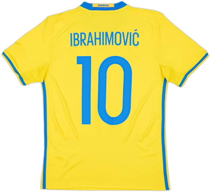 2016-17 Sweden Home Shirt Ibrahimovic #10 - 10/10 - (S)