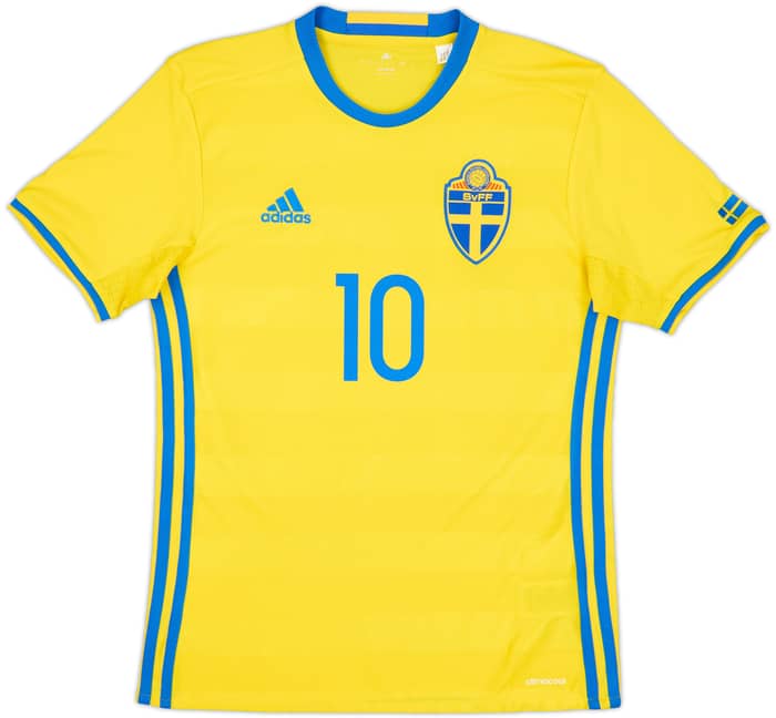 2016-17 Sweden Home Shirt Ibrahimovic #10 - 10/10 - (S)