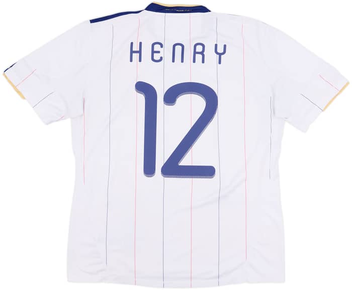 2009-10 France Away Shirt Henry #12 - 6/10 - (L)