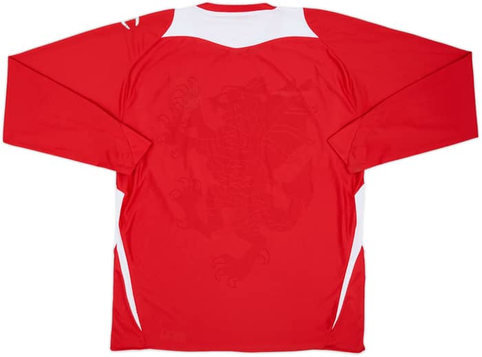 2008-10 Wales Home L/S Shirt - 7/10 - (XL)