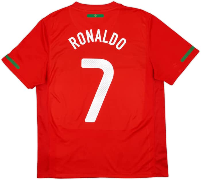 2010-11 Portugal Home Shirt Ronaldo #7 - 6/10 - (M)