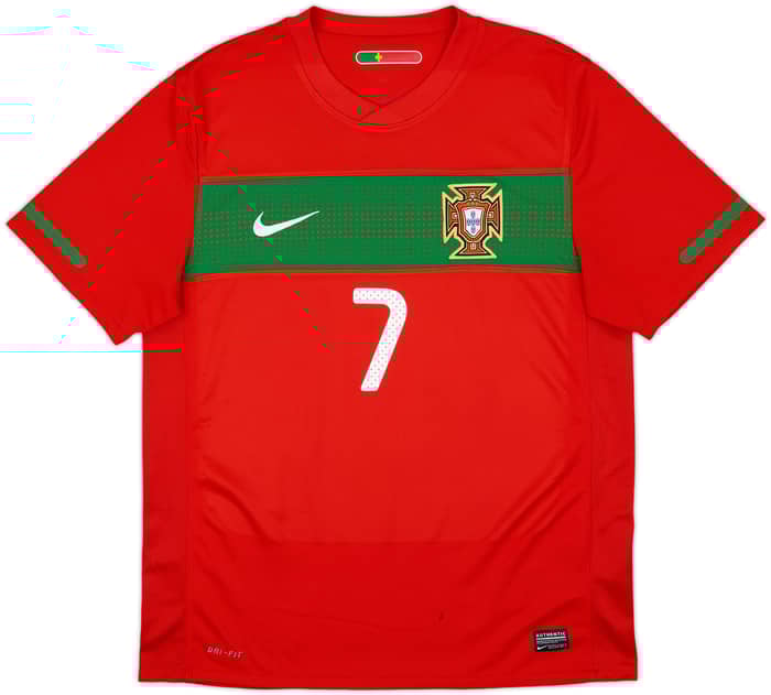 2010-11 Portugal Home Shirt Ronaldo #7 - 6/10 - (M)