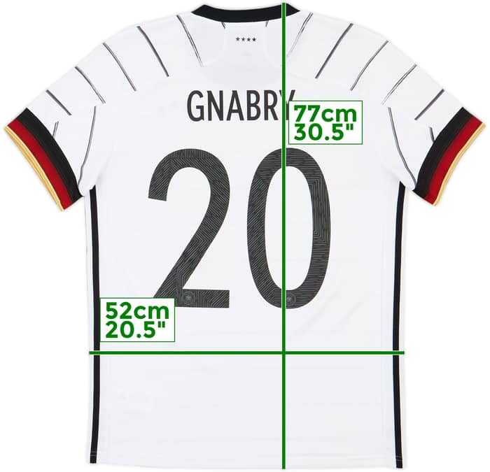 2020-21 Germany Home Shirt Gnabry #20 - 8/10 - (M)