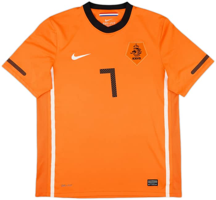 2010-11 Netherlands Home Shirt v.Persie #7 - 9/10 - (M)