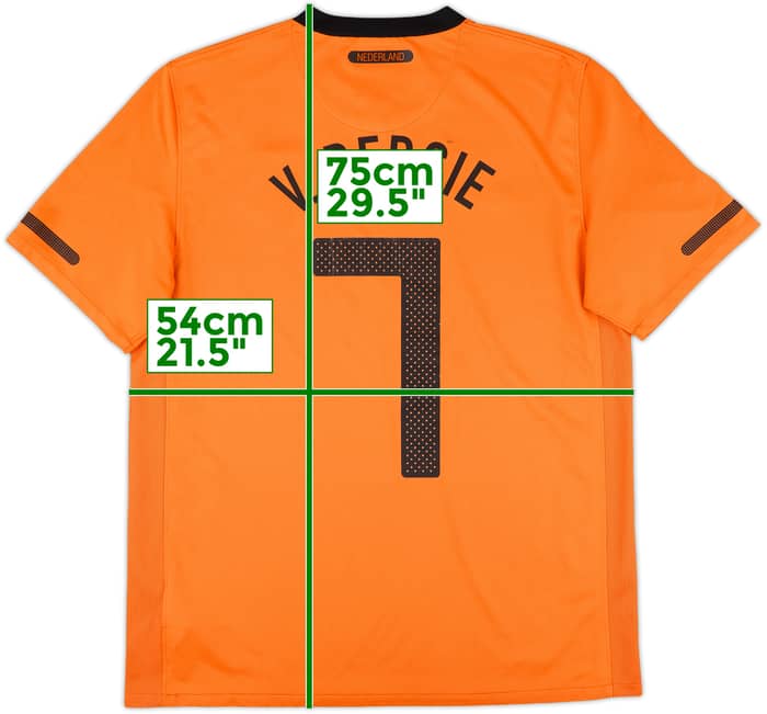 2010-11 Netherlands Home Shirt v.Persie #7 - 9/10 - (M)
