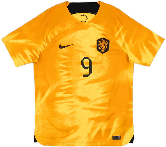 2022-23 Netherlands Home Shirt Gakpo #9 - 8/10 - (M)