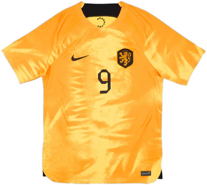 2022-23 Netherlands Home Shirt Gakpo #9 - 10/10 - (M)