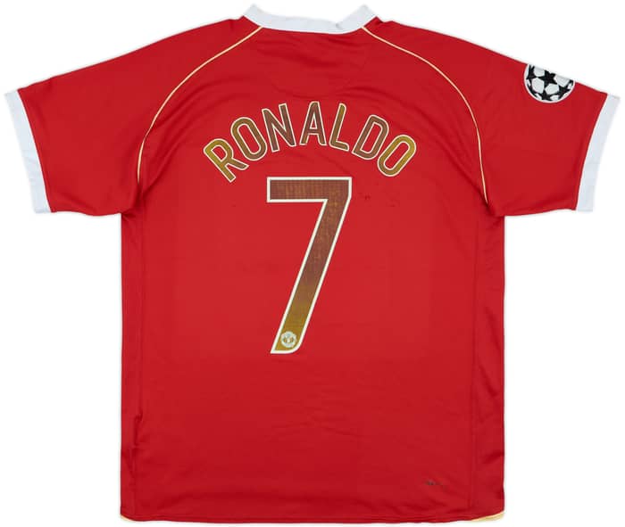 2006-07 Manchester United Home Shirt Ronaldo #7 - 4/10 - (L)
