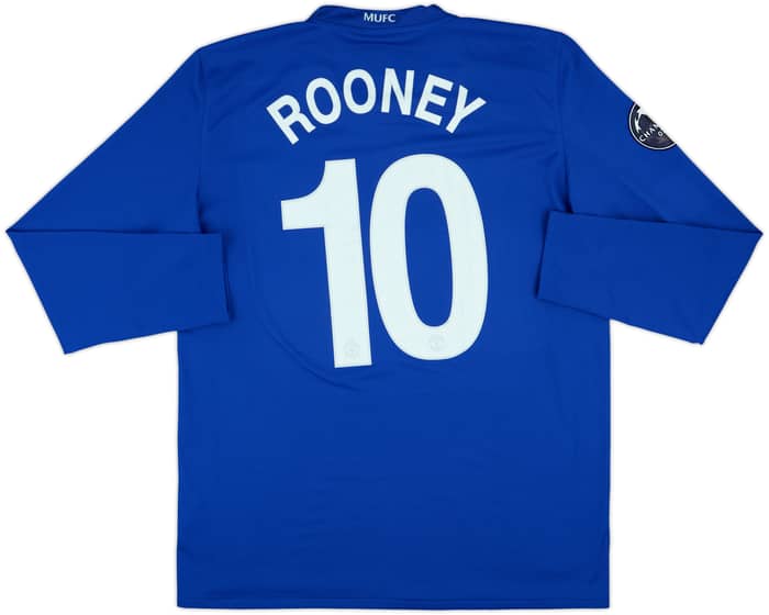 2008-09 Manchester United Third L/S Shirt Rooney #10 - 7/10 - (L)