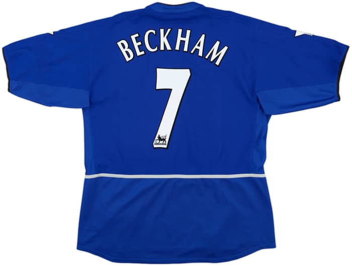 2002-03 Manchester United Third Shirt Beckham #7 - 8/10 - (XL)