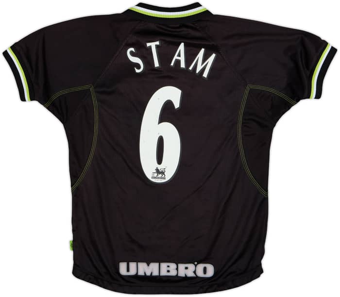 1998-99 Manchester United Third Shirt Stam #6 - 8/10 - (L.Boys)