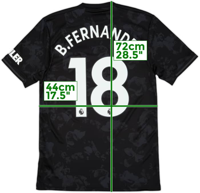 2019-20 Manchester United Third Shirt B.Fernandes #18 (S)