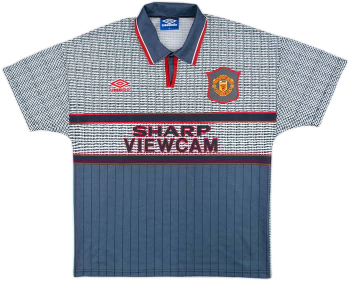 1995-96 Manchester United Away Shirt Cantona #7 - 9/10 - (M)