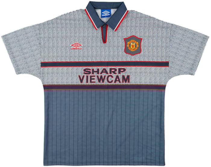 1995-96 Manchester United Away Shirt Cantona #7 - 10/10 - (XL)