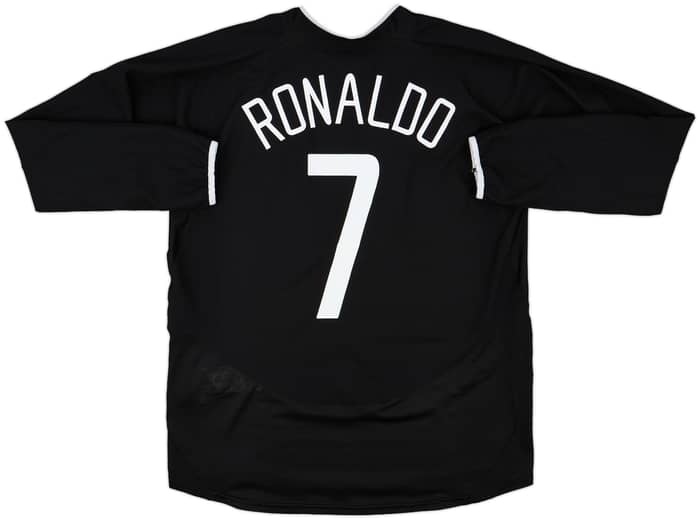2003-05 Manchester United Away L/S Shirt Ronaldo #7 - 7/10 - (L)